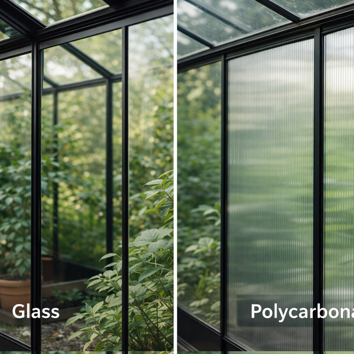 Polycarbonate vs Glass Greenhouses