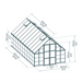 10×20 Balance Greenhouse Dimensions Diagram