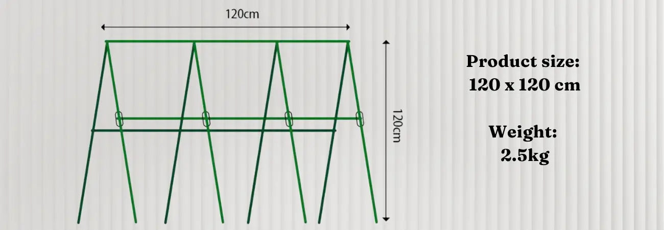 120 x 120cm A-Frame Plant Support Trellis