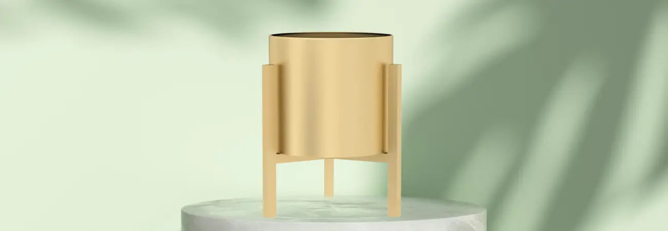 30CM Gold Metal Plant Stand