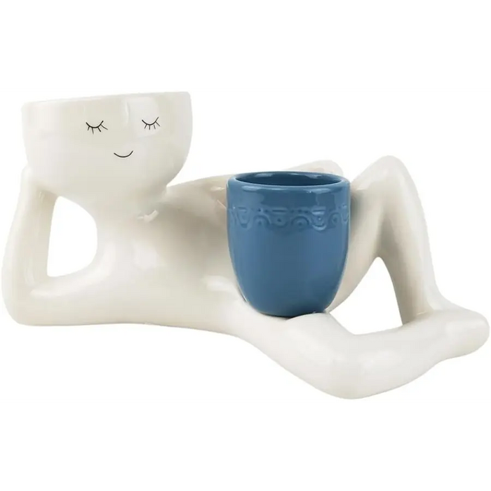 Cheeky Gentleman Ceramic Planter