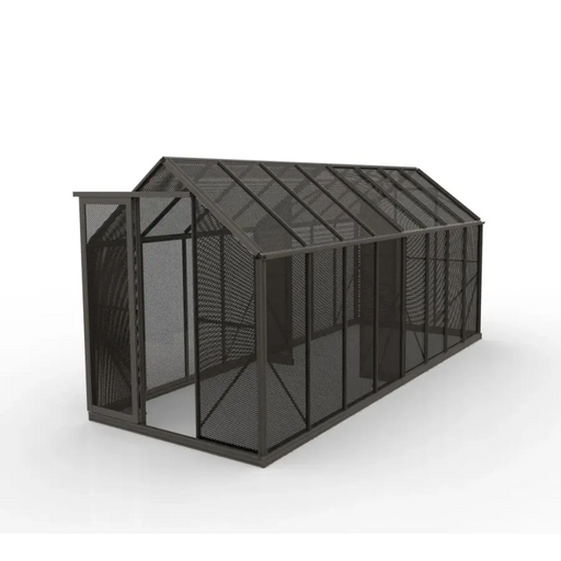 6x16 Shade House with Powder-Coated Aluminium Mesh Panels