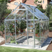 6 x 8 Harmony Greenhouse (1.9m x 2.5m) on concrete slab