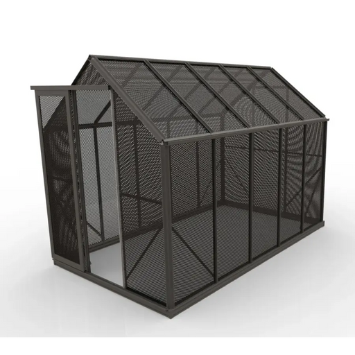 6x10 Shade House with Powder-Coated Aluminium Mesh Panels