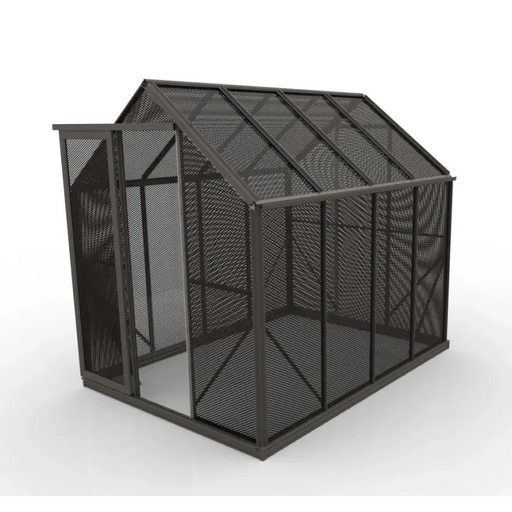 6x8 Shade House with Powder-Coated Aluminium Mesh Panels