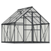 8×8 Balance polycarbonate greenhouse with aluminium frame and double doors