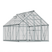 8 x 12 ft Octave greenhouse with reinforced aluminium frame and clear polycarbonate panels