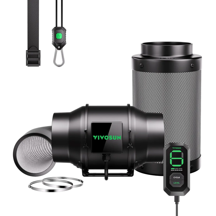 AeroZesh G6 6" Grow Tent Ventilation Kit 