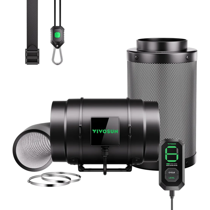 AeroZesh G8 8" Grow Tent Ventilation Kit