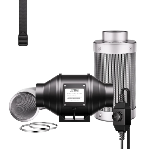 AeroZesh R4 Compact 4" Grow Tent Ventilation Kit