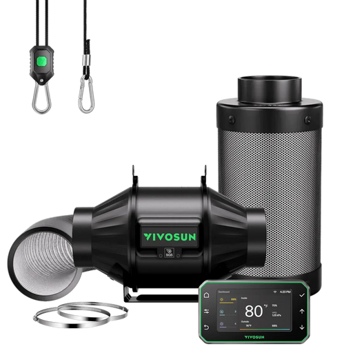 AeroZesh T4 4" Smart Grow Tent Ventilation Kit