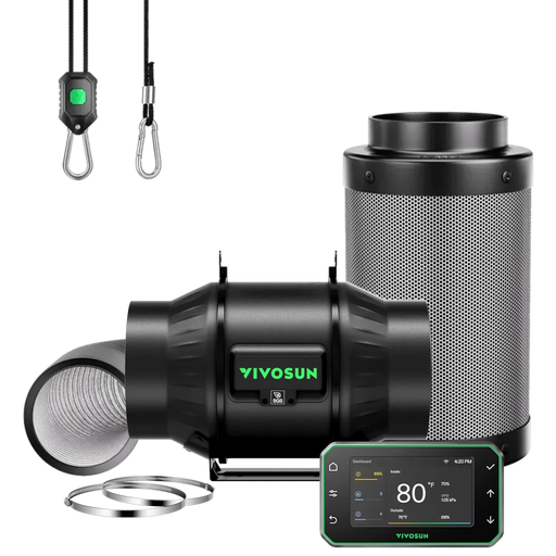 AeroZesh T6 Smart 6" Grow Tent Ventilation Kit
