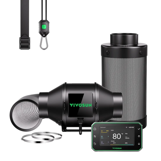 AeroZesh G4 Smart 4" Grow Tent Ventilation Kit