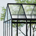 Reinforced aluminium roof structure of Aria greenhouse with clear panels