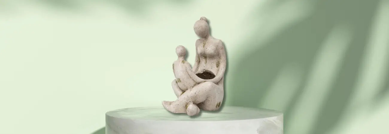 Arty Mother & Child Planter