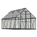 8 x 16 Balance polycarbonate greenhouse with powder-coated aluminium frame and twin-wall roof panels