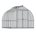 Bella 8x8 bell-shaped greenhouse with aluminium frame and polycarbonate panels