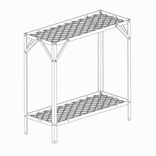 Free Standing 2-Tier Greenhouse Bench
