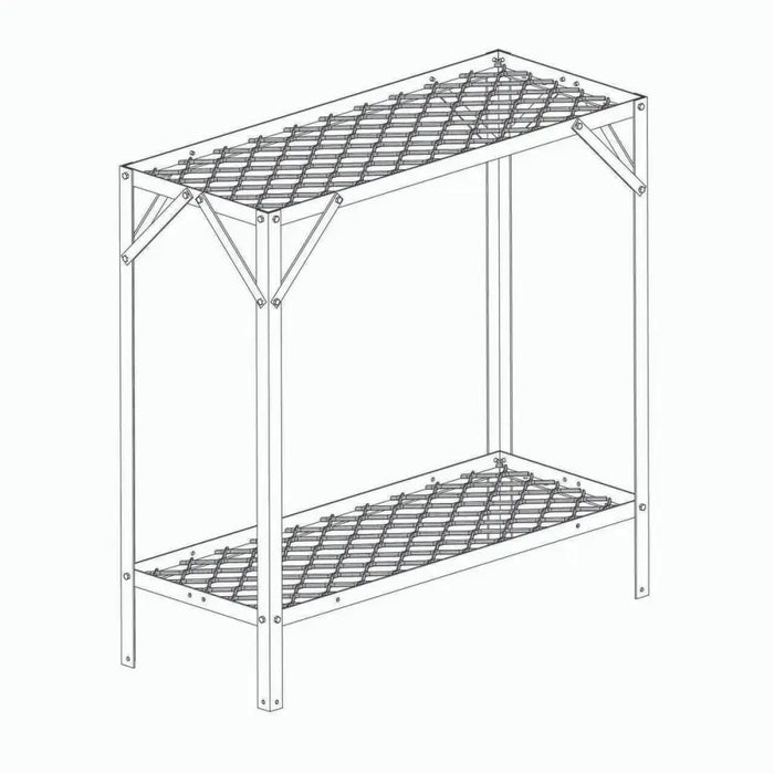 Free Standing 2-Tier Greenhouse Bench