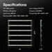 Full Spectrum 650W LED Grow Light for 5x5 Grow Tents