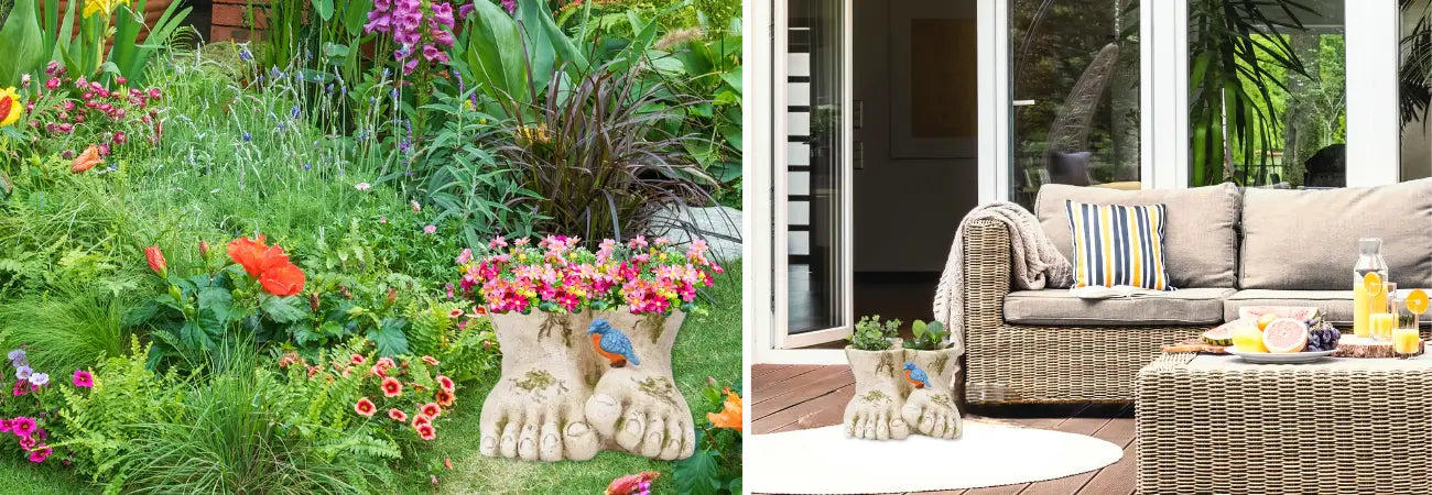 Gardener’s Feet Planter