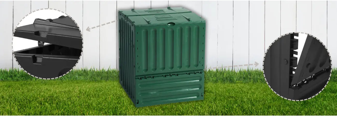 Maze 400LT Eco King Compost Bin - Green