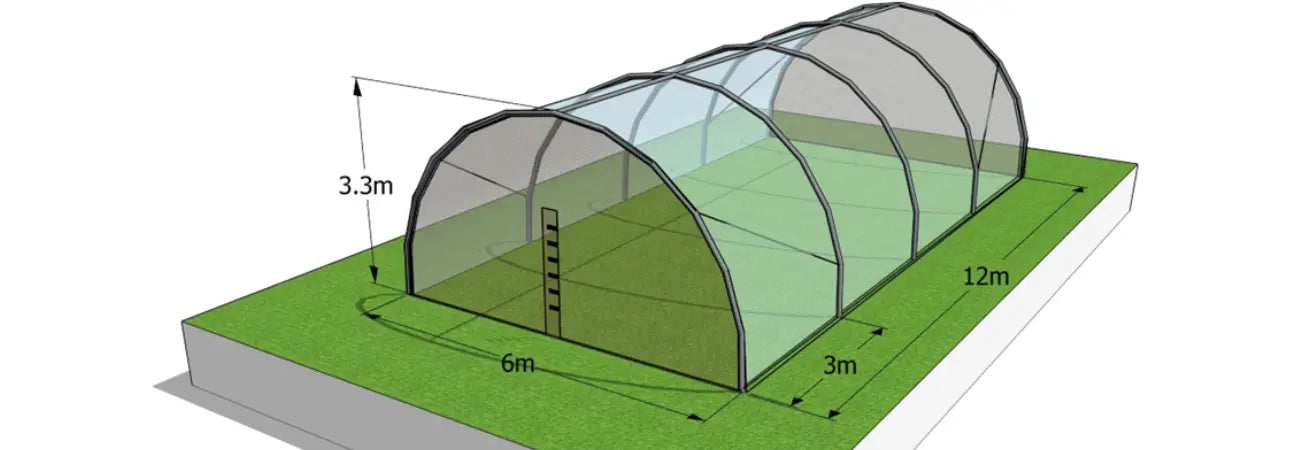 Maze 6 X 12m Tunnel Greenhouse – Stk Compact