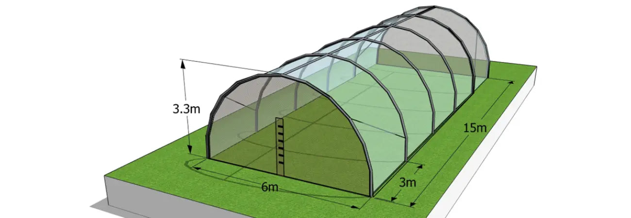 Maze 6 X 15m Tunnel Greenhouse – Stk Compact