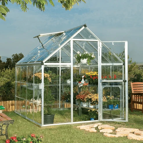 Maze 6 x 8 Harmony Greenhouse (1.9m x 2.5m) with roof vent