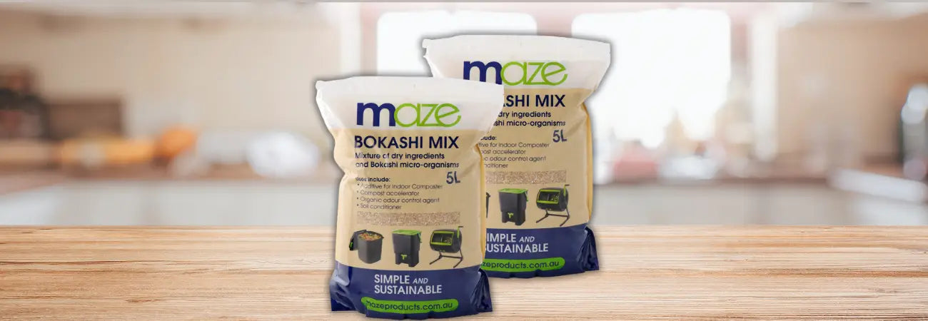 Maze Bokashi Grains (5L Bag) x 2 - Efficient Indoor Composting