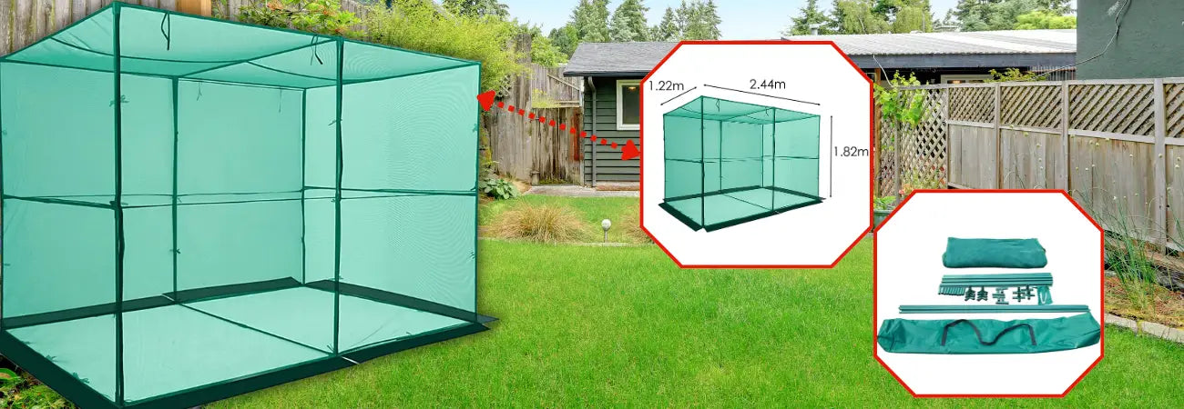 Maze Crop Protection Cage Medium - 244 x 122 x 182 cm