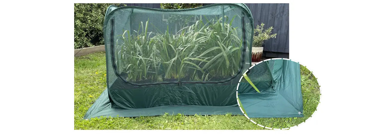 Maze Net Garden Cover - 1.25m² x 0.92m High Green