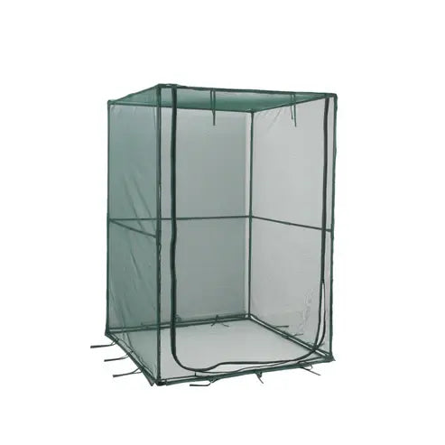 Maze Raised Bed (1.25m2 - Height 43cm) with Net Crop Cage (1.25m2 x 1.8m High)