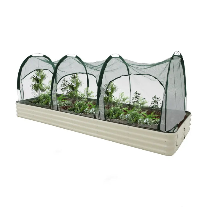 Maze Raised Garden Bed (Height 29cm) with 3m Net Tunnel