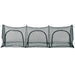 Maze Raised Garden Bed (Height 43cm) with 3m Net Tunnel