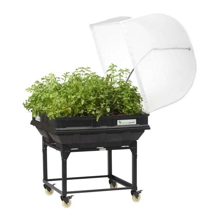 Medium Raised Garden Bed with Cover + Trolley