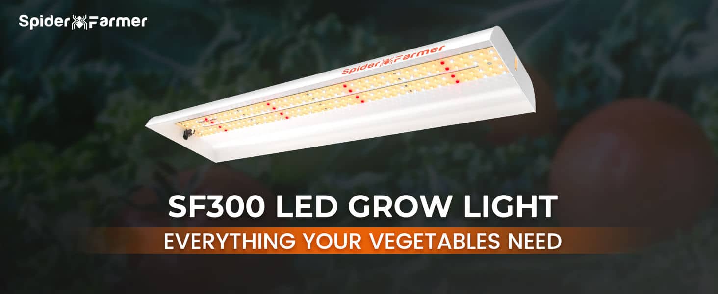 Spider Farmer SF300 33W LED Grow Light Indoor Plants Veg Seeding