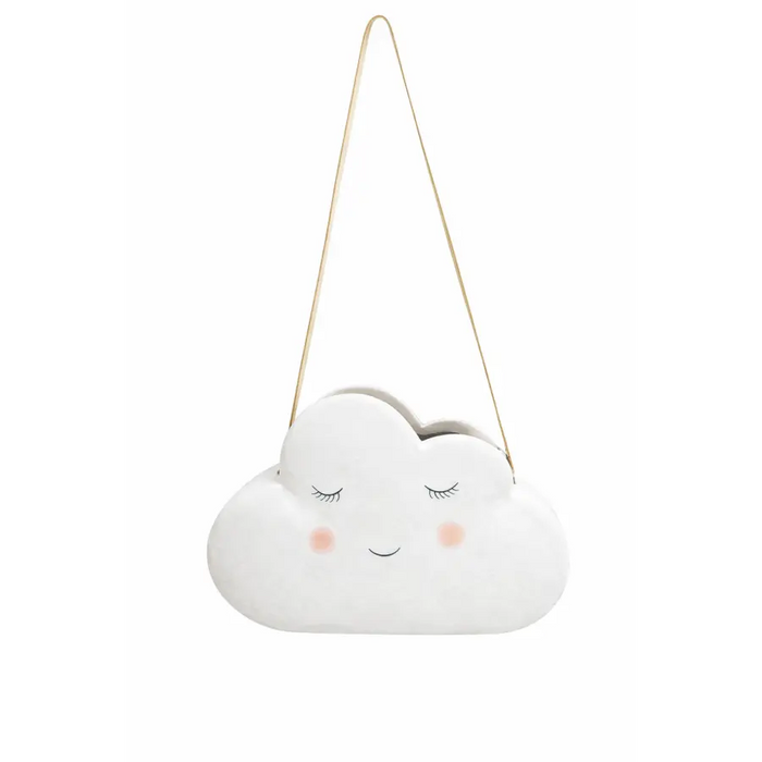 White Haniging Cloud Planter
