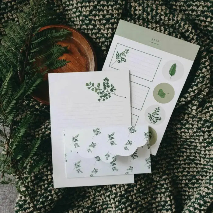 Fern Letter Writing Set — Green My Space
