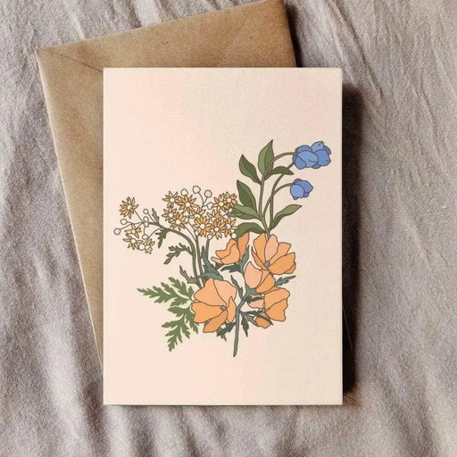 Granny's Posy Greeting Card