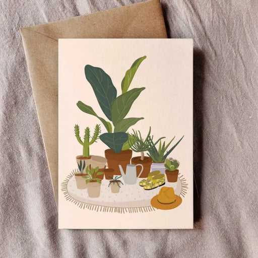 Pots of Plants Greeting Card