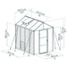 Glory 6x8 greenhouse dimensions diagram with measurements and layout