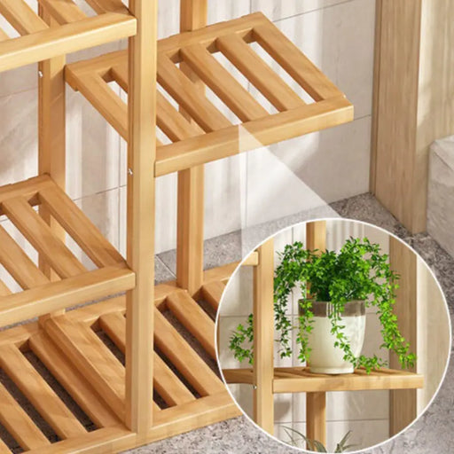 NOVEDEN Bamboo Plant Stand Rack 6 tier 7 Potted (120CM) NE-PS-102-JS - Home & Garden > Garden Furniture