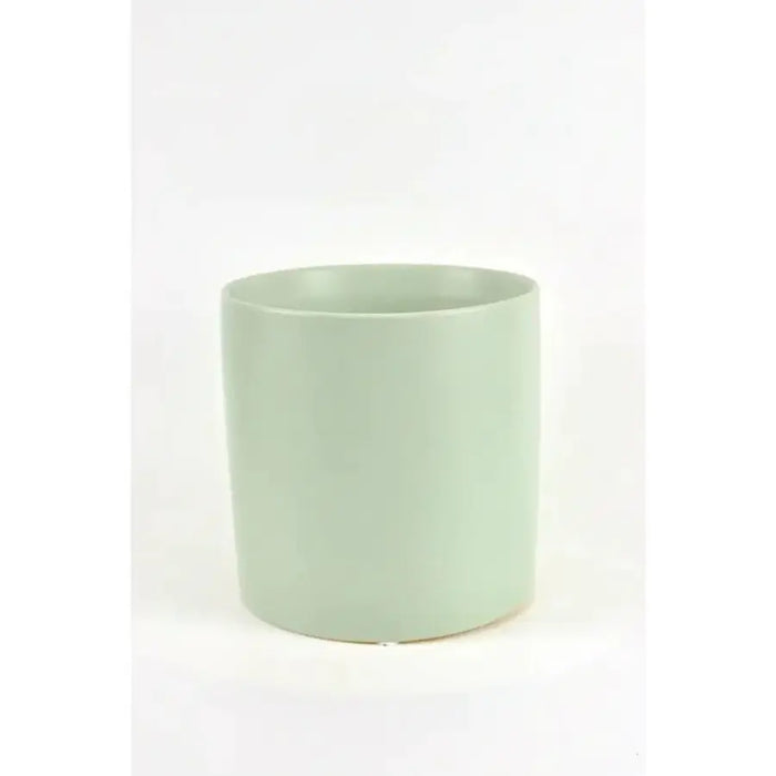 120 mm muted green ceramic pot