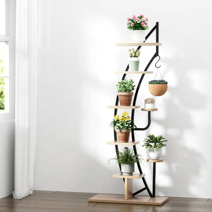 Artiss Plant Stand 6 Tier Ladder Corner Shelf - Furniture > Living Room > Bookcases & Shelves