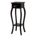 Cabriole Leg Plant Stand (Chocolate) - Furniture > Living Room > Side Tables