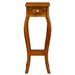 Cabriole Leg Plant Stand (Light Pecan) - Furniture > Living Room > Side Tables