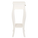 Cabriole Leg Plant Stand (White) - Furniture > Living Room > Side Tables