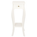 Cabriole Leg Plant Stand (White) - Furniture > Living Room > Side Tables