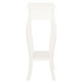 Cabriole Leg Plant Stand (White) - Furniture > Living Room > Side Tables